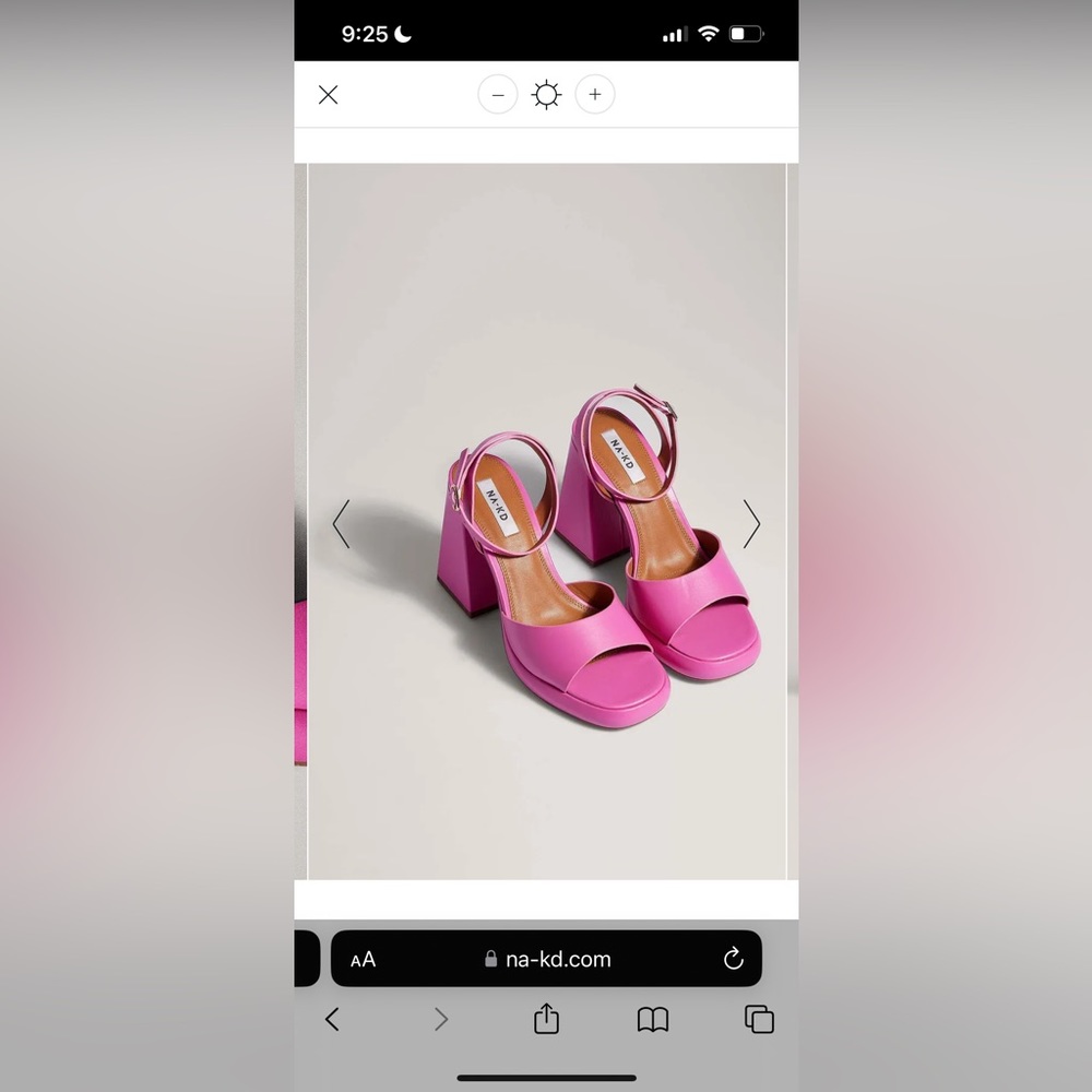 NA-KD platform heels